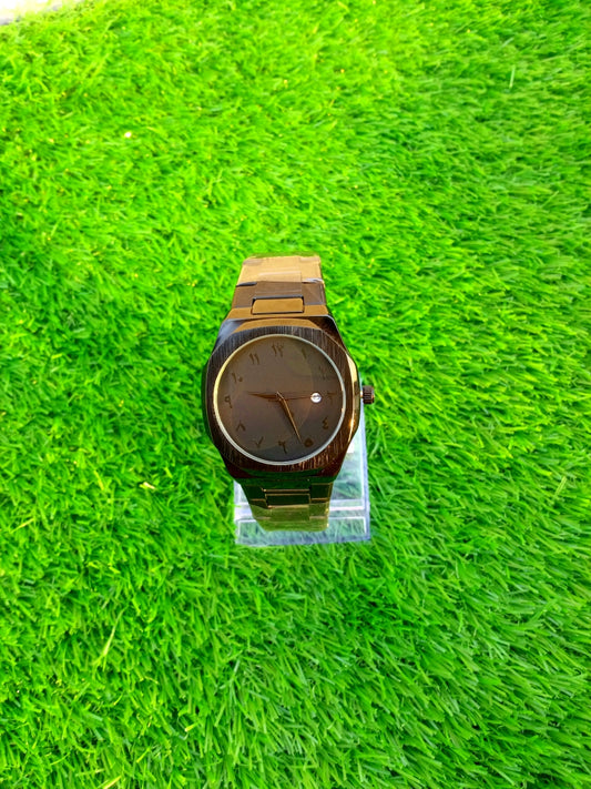 Black Arabic Aura Watch